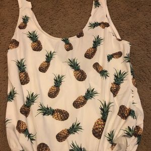 Pineapple bodysuit